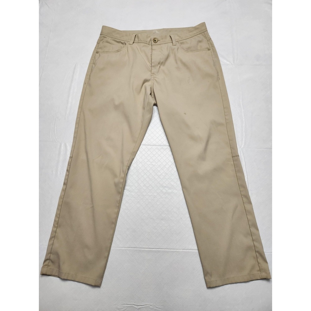 Tommy Bahama Pants Mens 34x30 Beige Performance Stretch 5 Pocket Casual Khakis